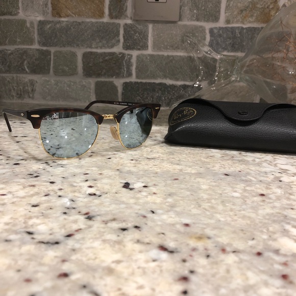 Ray-Bans Clubmaster with flash lenses - Picture 2 of 7